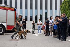 Valstybinės priešgaisrinės gelbėjimo tarnybos gelbėjimo ir paieškos komandos (LERT) pasitikimas po misijos Venesueloje Valstybinės priešgaisrinės gelbėjimo tarnybos gelbėjimo ir paieškos komandos (LERT) pasitikimas po misijos Venesueloje