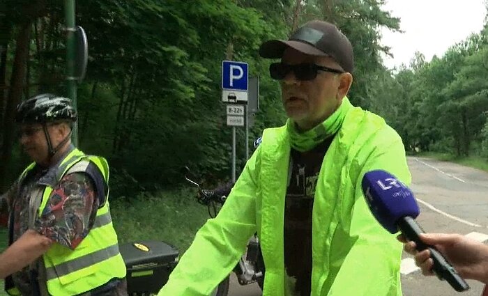 Pusės kūno nevaldantis Markevičius ryžosi iššūkiui: eina iš Klaipėdos į Pervalką