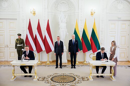 Latvijos prezidentas Edgaras Rinkevičius lankosi Lietuvoje