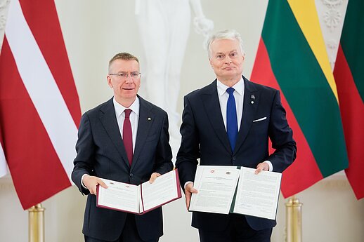 Latvijos prezidentas Edgaras Rinkevičius lankosi Lietuvoje