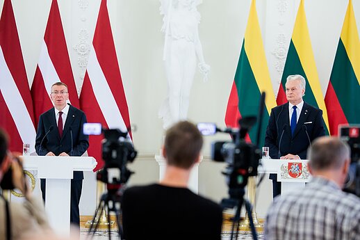 Latvijos prezidentas Edgaras Rinkevičius lankosi Lietuvoje