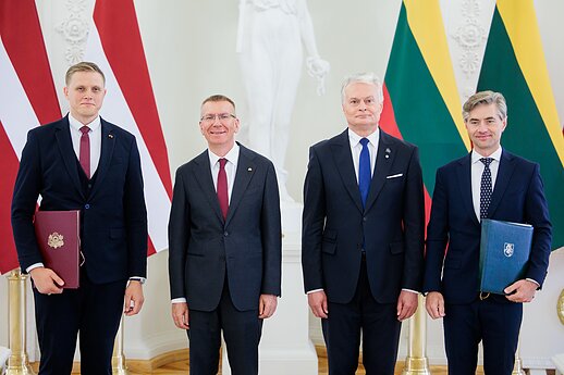 Latvijos prezidentas Edgaras Rinkevičius lankosi Lietuvoje