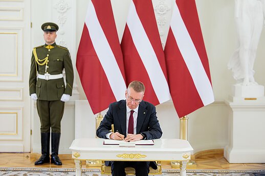 Latvijos prezidentas Edgaras Rinkevičius lankosi Lietuvoje