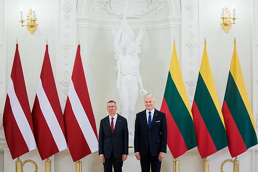 Latvijos prezidentas Edgaras Rinkevičius lankosi Lietuvoje