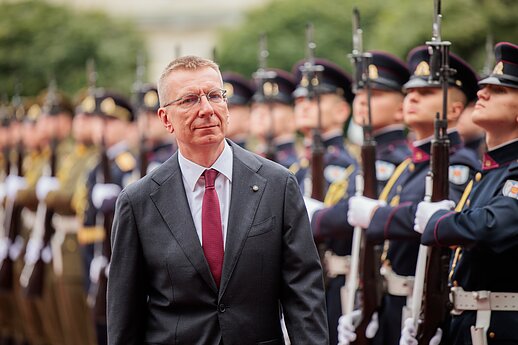 Latvijos prezidentas Edgaras Rinkevičius lankosi Lietuvoje