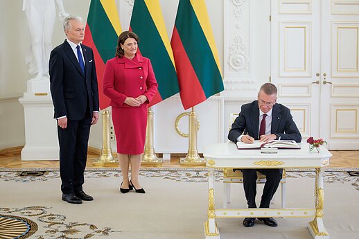 Latvijos prezidentas Edgaras Rinkevičius lankosi Lietuvoje