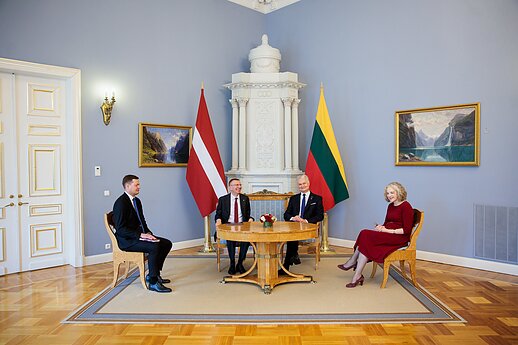 Latvijos prezidentas Edgaras Rinkevičius lankosi Lietuvoje