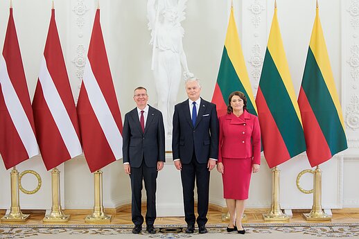 Latvijos prezidentas Edgaras Rinkevičius lankosi Lietuvoje