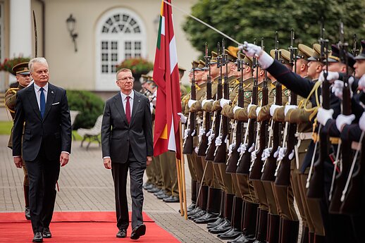 Latvijos prezidentas Edgaras Rinkevičius lankosi Lietuvoje