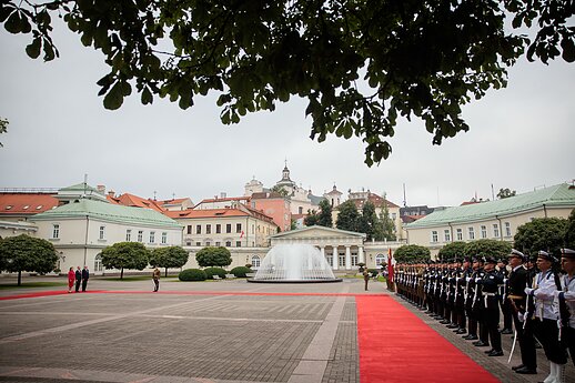 Latvijos prezidentas Edgaras Rinkevičius lankosi Lietuvoje