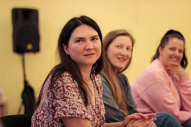 Bożena Sosnowska, Ewa Balul i Justyna Moisiejenko