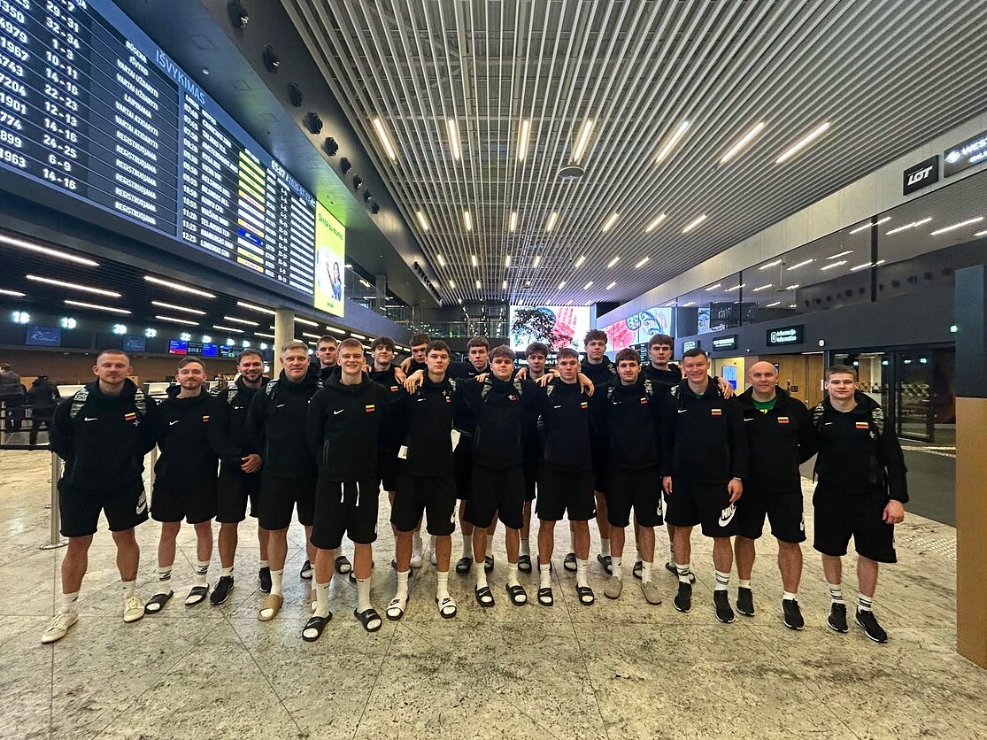 Lietuvos U18 krepšinio rinktinė prieš išvyką į Italiją