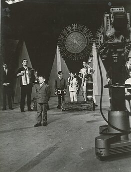 Filmavimo momentas. 1973 m. 