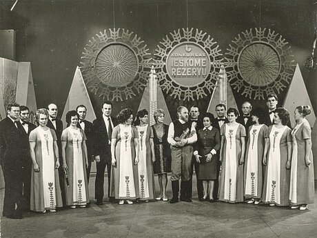 Filmavimo momentas. 1973 m. 