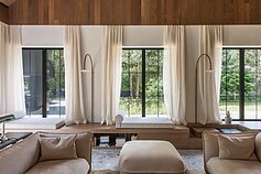 Atostogų namų interjeras. Svetainė Atostogų namų interjeras. Svetainė