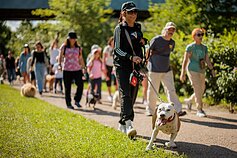 Walk15 žygis su augintiniais Vilniaus Upės festivalyje Walk15 žygis su augintiniais Vilniaus Upės festivalyje