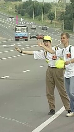 Ar keliaujate autostopu? 1997 metais buvo surengtos varžybos