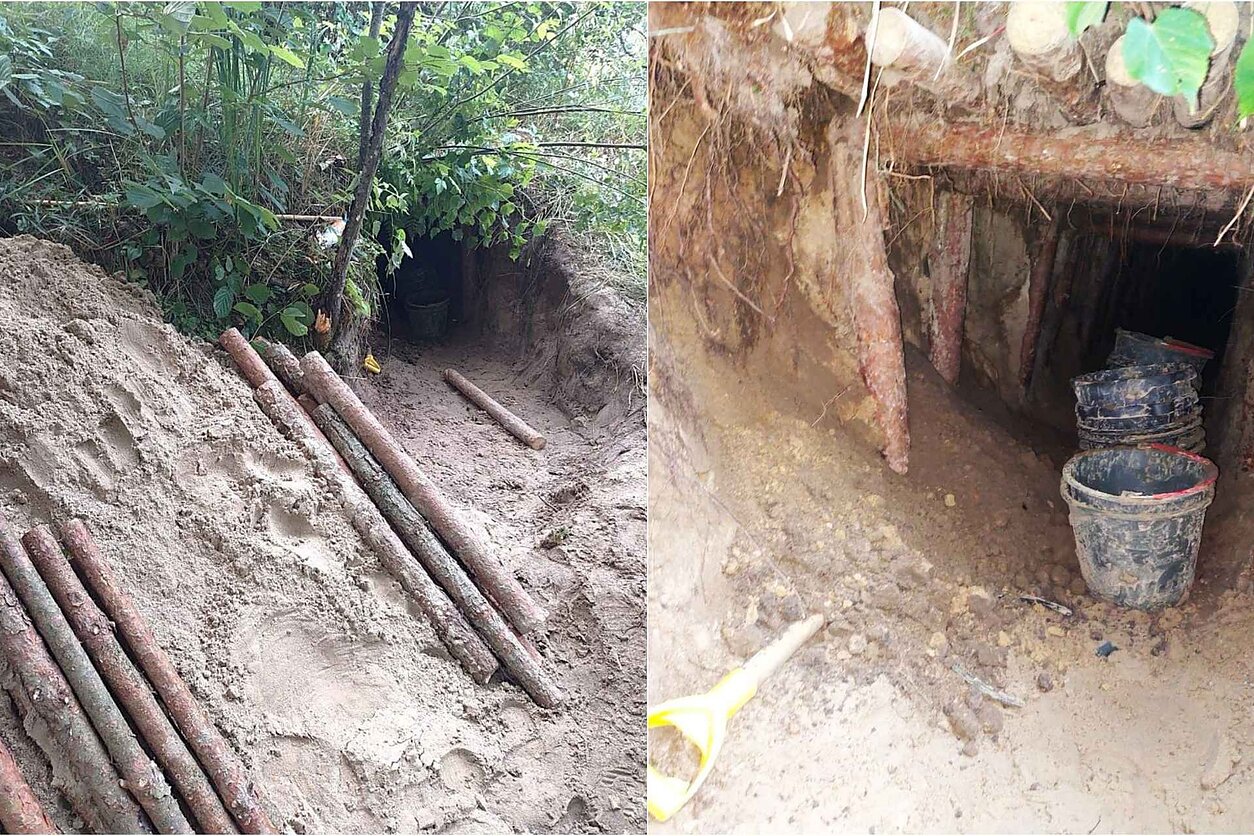 Lithuania finds unfinished tunnel for suspected migrant crossings from Belarus