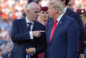 Gianni Infantino ir Donaldas Trumpas Gianni Infantino ir Donaldas Trumpas