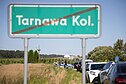 The missile landed near the village of Tarnawa Kolonia in eastern Poland