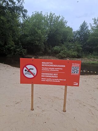 Naujosios Vilnios paplūdimys Naujosios Vilnios paplūdimys