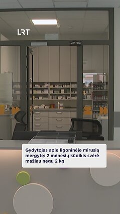 Gydytojas apie ligoninėje mirusią mergytę: 2 mėnesių kūdikis svėrė mažiau negu 2 kg