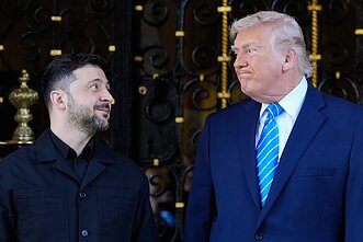 Volodymyras Zelenskis ir Donaldas Trumpas Volodymyras Zelenskis ir Donaldas Trumpas
