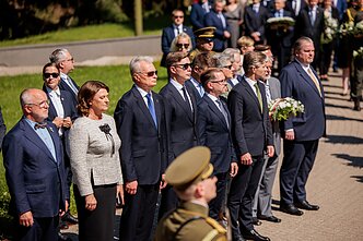Žuvusiųjų Medininkuose pagerbimo ceremonija Antakalnio kapinėse