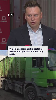 V. Benkunskas: atliekos brangiau tvarkomos laikinai