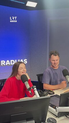 LRT „Už kadro“: Kaip vienas kitą apibūdina Gabrielė Martirosian ir Richardas Jonaitis?