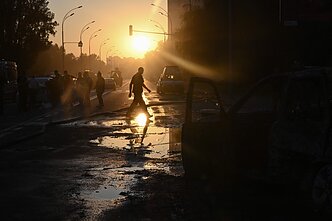 Kyiv after Russian strikes