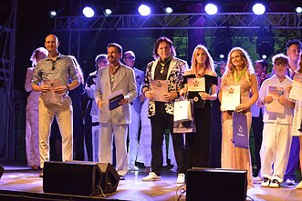 Šlagerių festivalio Palangoje akimirka