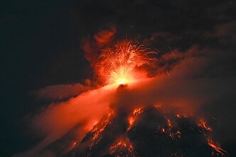Fuego ugnikalnio išsiveržimas Gvatemaloje