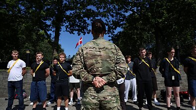 Danijoje jaunuoliai pradeda prailgintą karinę tarnybą Danijoje jaunuoliai pradeda prailgintą karinę tarnybą