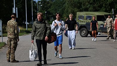 Danijoje jaunuoliai pradeda prailgintą karinę tarnybą Danijoje jaunuoliai pradeda prailgintą karinę tarnybą