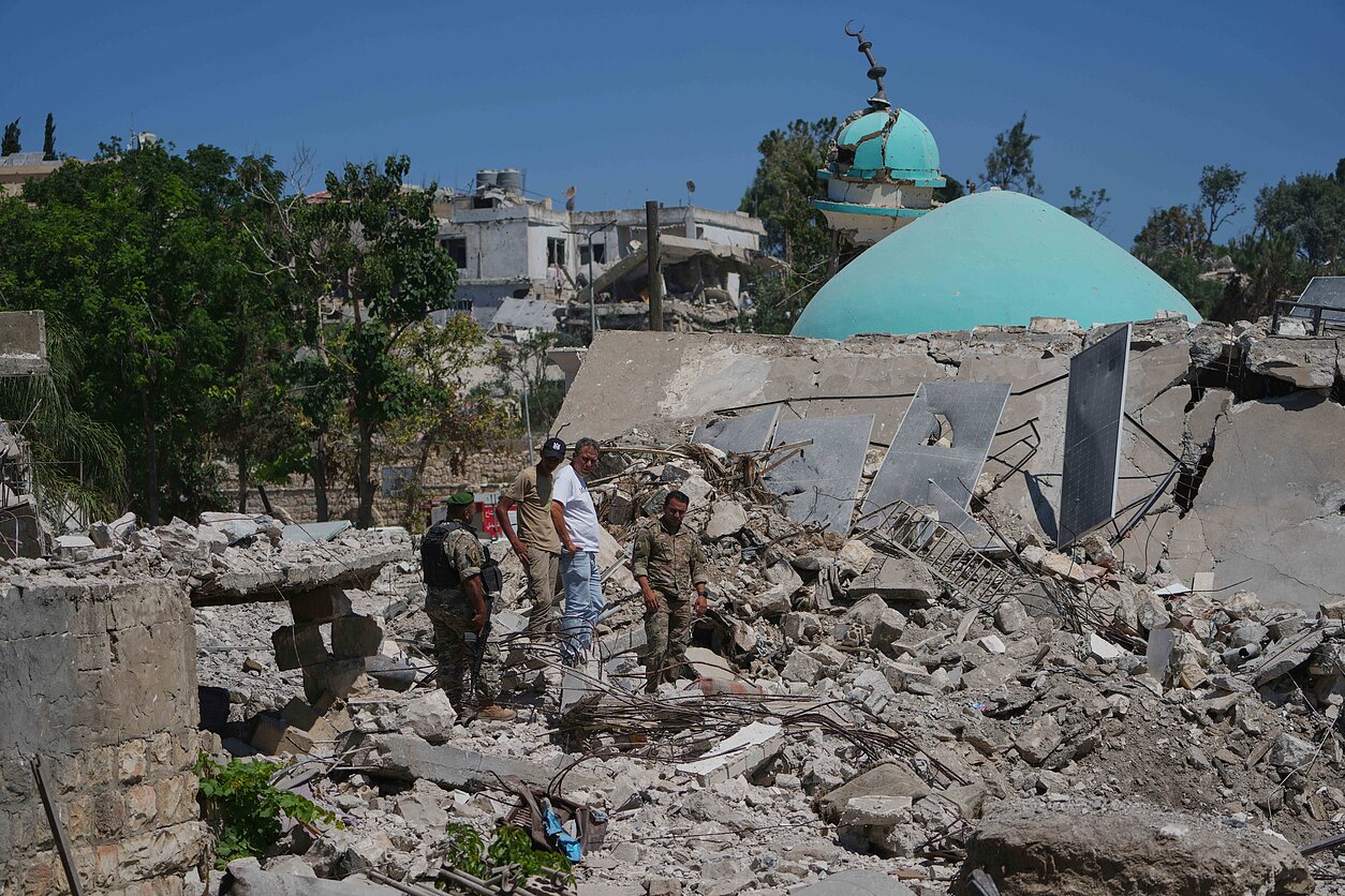 Izraelio smūgių padariniai Libane Izraelio smūgių padariniai Libane