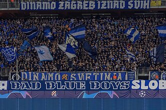 Zagrebo „Dinamo“ sirgaliai „Bad Blue Boys“