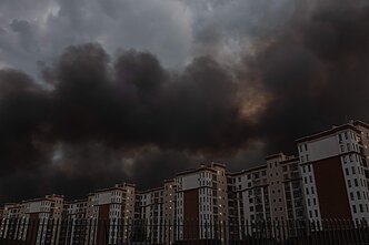 Удар РФ по Киеву 