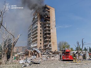Rusijos smūgiai Kramatorske