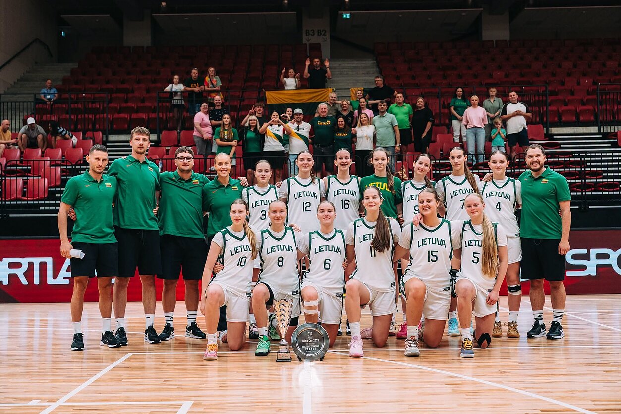 U16 Lietuvos merginų krepšinio rinktinė prieš Europos čempionatą