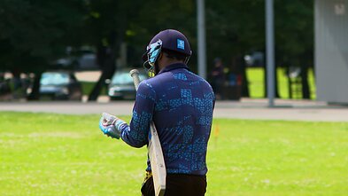 Cricket training in Vilnius' Vingis Park. Cricket training in Vilnius' Vingis Park.