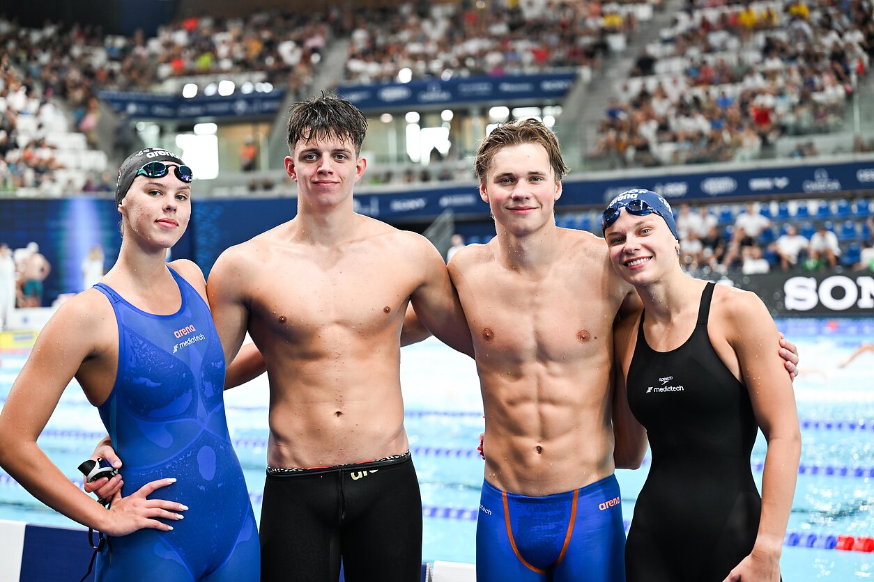 Europos plaukimo čempionato baseine rungtyniaujantys plaukikai