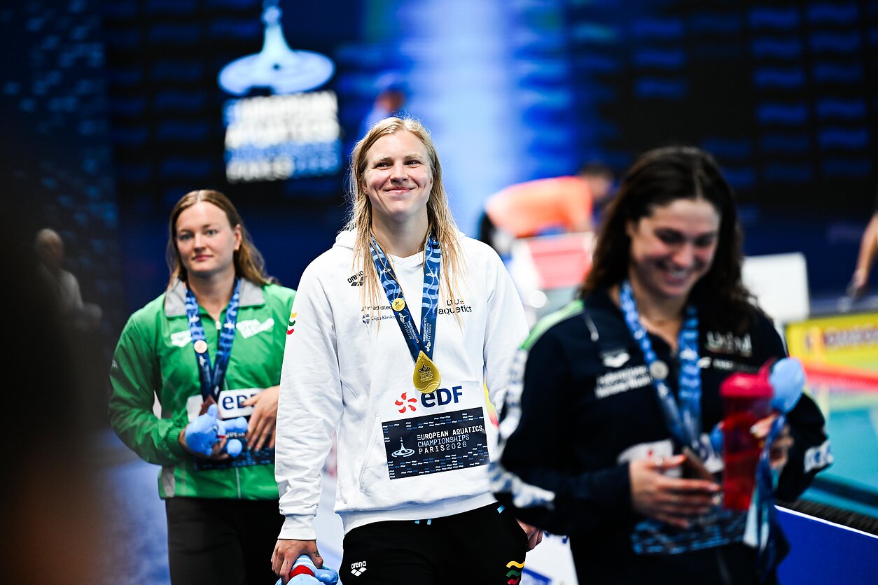 Meilutytė Paryžiuje susigrąžino Europos čempionės vardą