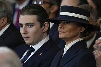 Barronas ir Melania Trumpai
