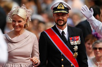 Karalienė Mette-Marit ir karalius Hokonas