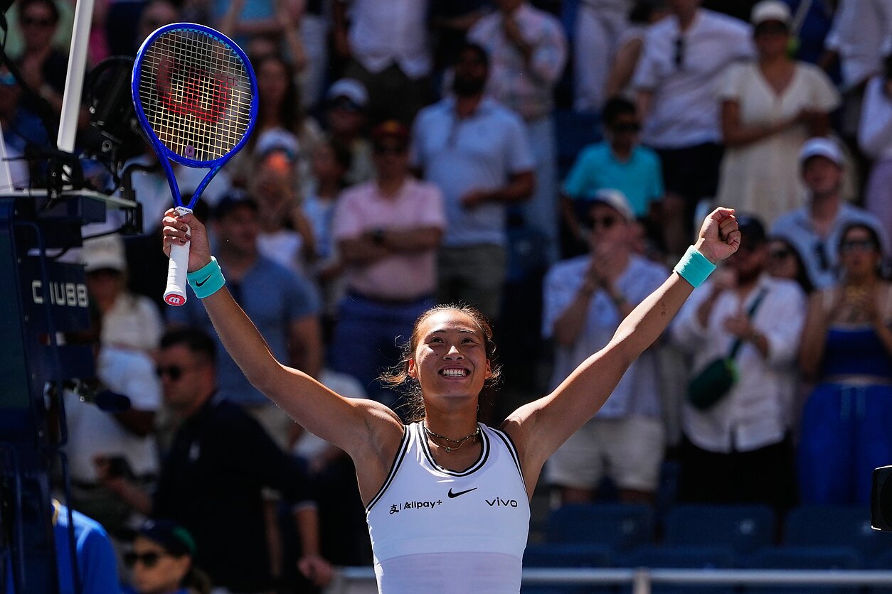 'US Open' aštuntfinalyje – įspūdingas olimpietės sugrįžimas, eliminavęs Swiatek