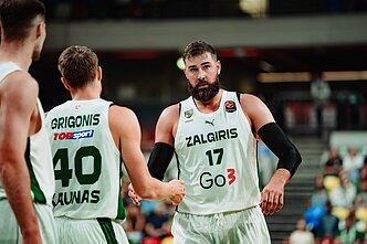 Jonas Valančiūnas. Draugiškos rungtynės: „Žalgiris“– „Paris Basketball“