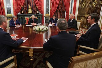Vladimiro Putino susitikimas su Steve`u Witkoffu ir Jaredu Kushneriu