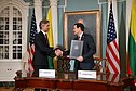 Kęstutis Budrys ir Marco Rubio