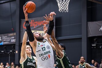 Jonas Valančiūnas. LKL: „Gargždai“ – Kauno „Žalgiris“